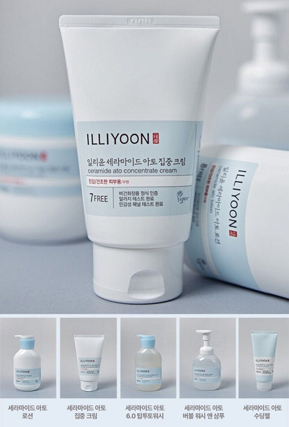 (1+1)Illiyoon-Ceramide Ato Bubble Wash & Shampoo 27 fl.oz./Dry/Sensitive