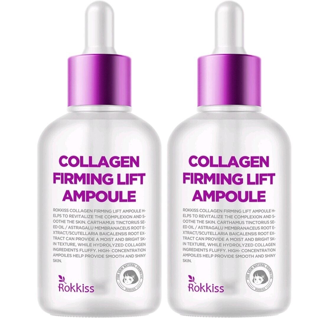 Rokkiss Collagen Firming Lift Ampoule 55ml x 2EA/3.7 fl.oz./Highly concentrated