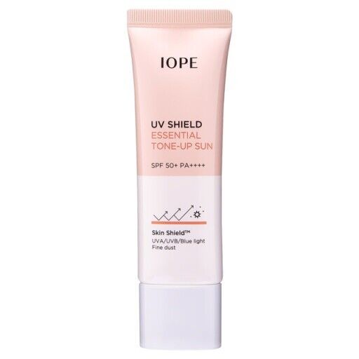 IOPE UV Shild Essential Tone-Up Sun SPF50+50мл/UVA, UVB, Синий свет, Мелкая пыль 
