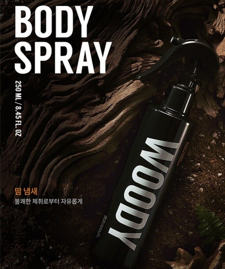 Duft & Doft Body Spray  Clean Woody 250ml /8.45fl.oz./Deodorant/Long Lasting