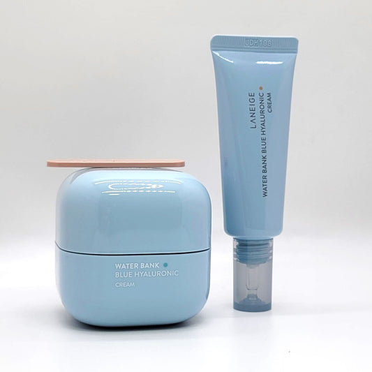 LANEIGE Water Bank Blue Hyaluronic Cream/Oil to Combination 50ml+Normal/Dry 25ml