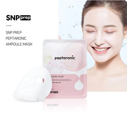 SNP PREP Peptaronic Ampoule Mask 20 Sheets/Hyaluronic Acid/Hydrating