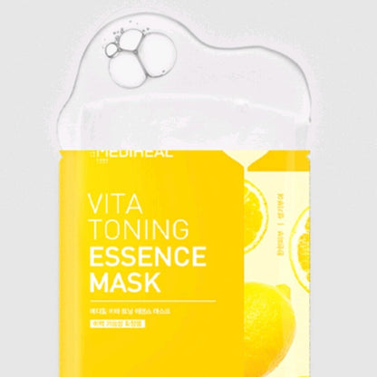 MEDIHEAL Vita Toning Essence Mask 20ml x15 Sheets/Brightening+Samples