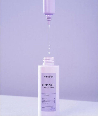 Mamonde Retinol-Creme 60 ml + Ampullen-Toner 150 ml/Proben/Falten/Lifting
