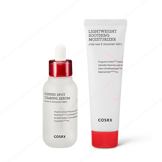 COSRX AC Collection Leichte, beruhigende Feuchtigkeitscreme 80 ml + Serum 40 ml (Erneuerung) 
