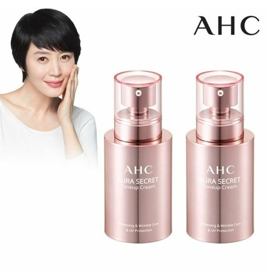 (1+1)AHC Aura Secret Tone Up Cream 50 ml x 2EA (100 ml)/Bestseller/Kbeauty/Korea 