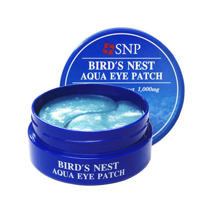 SNP Bird's Nest Aqua Fresh Eye Patch (60Patches) & Ampoule Sheet Mask (10Sheets)