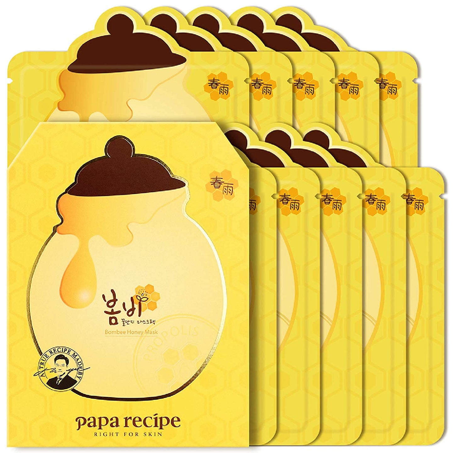 PAPA RECIPE Bombee Honey Mask Sheet 10pcs