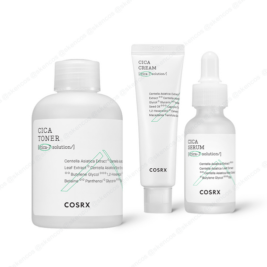 COSRX Pure Fit Cica Creme 50 ml &amp; Toner 150 ml &amp; Serum 30 ml
