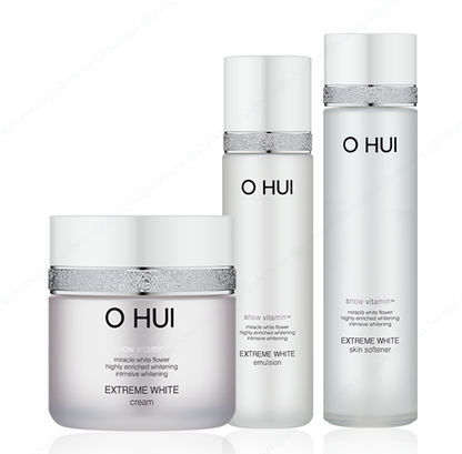 OHUI Exreme White Skin 150ml & Emulsion 130ml & Cream 50ml