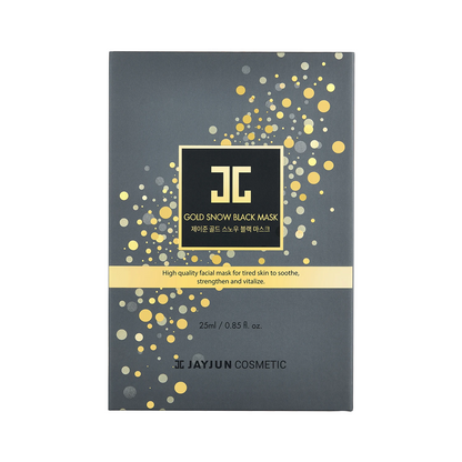 JAYJUN Gold Snow Black Mask 25ml x  5 sheets & 5 serums per pack