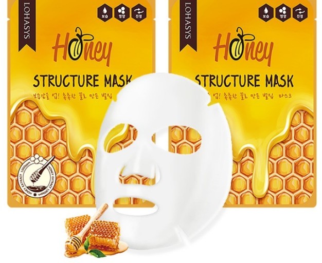 30Sheets - Lohasys Honey Structure Mask 10 sheets x 3 pack/Soothing/Propolis/Dry
