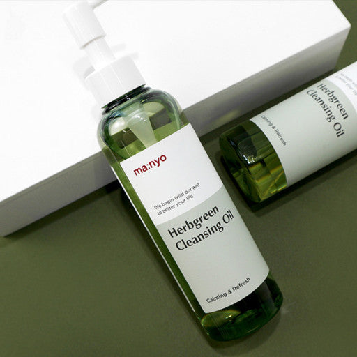 Manyo Factory Herb Green Reinigungsöl 200 ml/verstopfte Poren/sanfte/problematische Haut 