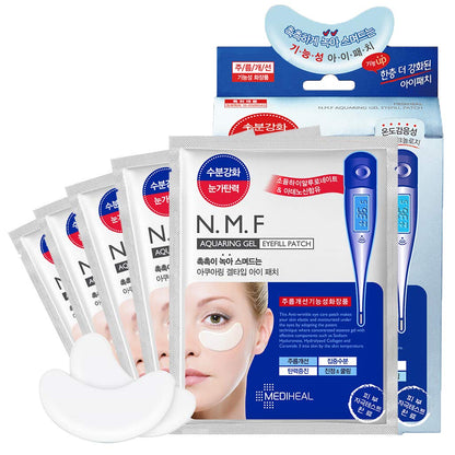 MEDIHEAL NMF Aquaring Ampoule Mask 1 Pack (10 Sheets)+Eye Patch 5 Patch/Wrinkle