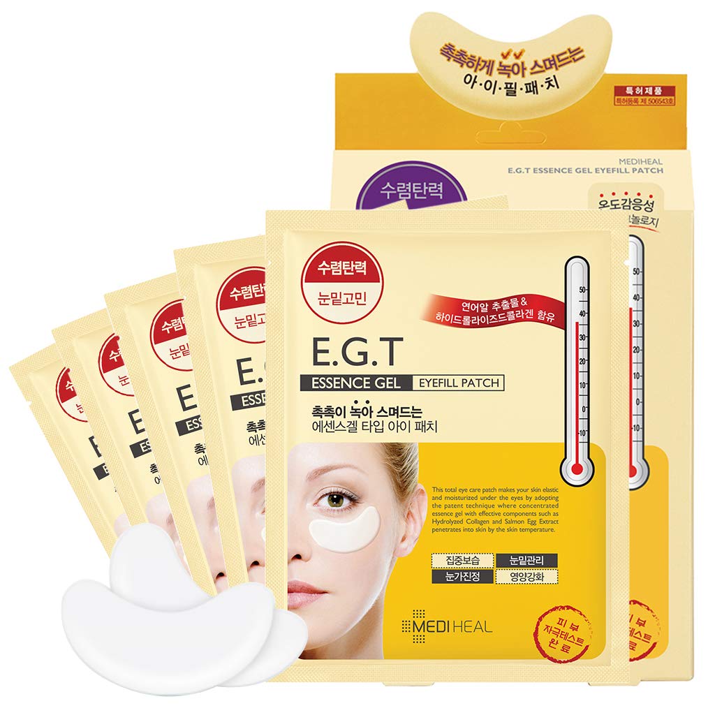 JAYJUN Коллагеновая маска для кожи 25 мл x 10 листов + Mediheal EGT Essence Gel Eye 5 Patch 
