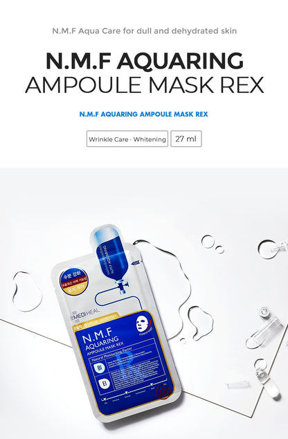 MEDIHEAL NMF Aquaring Ampoule Mask 1 Pack (10 Sheets)