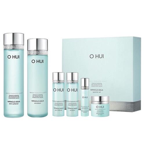 OHUI Miracle Aqua 2 set /Toner+Emulsion+Travel Kit/Hydration/Hyaluronic acid™