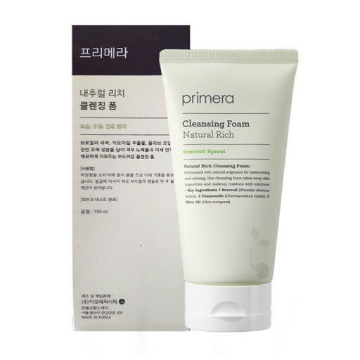 Primera 天然滋润洁面泡沫 150ml/保湿/洋甘菊/6-FREE/韩国
