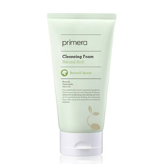 Primera Natural Rich Cleansing Foam 150ml/Hydration /Chamomile /6-FREE /Korean