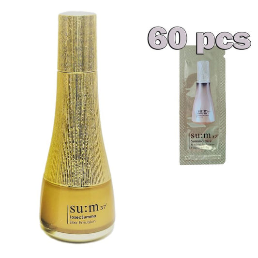 Sum37 Losec Summa Elixir Emulsion 130ml & Power Essence Sample 60ml/60 EA/su:m37