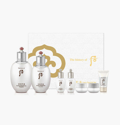 The History of Whoo Gongjinhyang Seol Radiant Brightening 2 Pieces Set/Agingcare